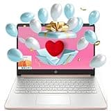 HP Essential Laptop, 14" HD Display, Intel Celeron N4120, 16GB RAM, 64GB eMMC, Webcam, HDMI, Wi-Fi, RJ-45, 1 Year Office 365, Windows 11 Home, Rose Gold