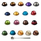 Variety Discover 18 Capsules BULK Pack with Spoon / 18 Assorted Flavors Pods/Coffee & Espresso Pack Coffee Mix Capsules Pods (18, Assorted Flavors Capsule Pods)