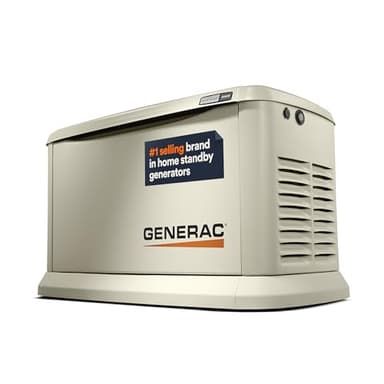 Generac Guardian 26kW Home Standby Generator - Automatic Whole House Backup Power for Storms, Emergencies, and Outages, WiFi Enabled, Runs on Natural Gas or Liquid Propane, Quiet Operation
