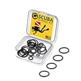 Save A Dive Scuba O-Ring Kit Nitrox Oxygen O2 Compatible for Regulator Cylinder Valve and Hose Repair SAE Aerospace Standard (Save-A-Dive O-Ring KIT (30 pcs))