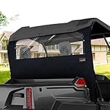 StarknightMT Pioneer 700 Soft Rear Window, Back Dust Panel with Zipper Compatible with 2014-2023 Pioneer 700/700-4 Durable Rainproof Pioneer 700 Accessories Parts