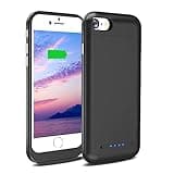 YONHUIZI Battery Case for iPhone 6 Plus 6S Plus, 6800mAh Portable Charging Case Rechargeable Extended Charger Case Compatible with iPhone 6s Plus/6 Plus (5.5 inch)-Black