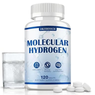 Hydrogen Water Tablets with Magnesium -12 PPM Hydrogen Tablets for Drinking Water Molecular Hydrogen Water Supplement for Cellular Health Healthy Aging