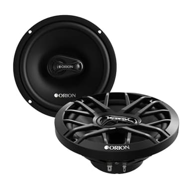 ORION XTR Series XTR65.3 3-Way Coaxial Car Audio System - 6.5” Speakers, Full Range, Enhanced Bass, 400W, 4 Ohms, Easy Installation, Polypropylene Cone W/Butyl Rubber Surround (Pair)