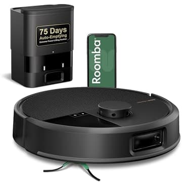iRobot Roomba Max 705 Robot Vacuum with AutoEmpty Dock, Powerful Suction, Dual Rubber Anti-Tangle Brushes, LiDAR Navigation, Obstacle & Anti-Fall Detection, for Carpet and Hard Floors