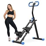Stair Stepper for Home,Vertical Climber Workout Machine,Stair Stepper with Handlebar for Full-Body Exercise Stair Stepper with Stable Frame Adjustable Handlebar (Blue)