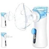 Portable Nebulizer for Adults & Kids - Smart Nebulizer Machine for Breathing with Mask, Handhold Asthma Compressor Nebulizer with Digital Display Function