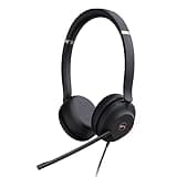 Yealink UH37 Professional USB Headset with Microphone for PC Laptop Noise Cancelling & Volume Control VoIP Skype MS Teams Online Conference(USB-A)