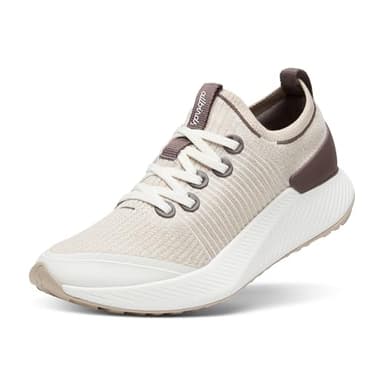 Allbirds Women's Tree Glider, Everyday Active Sneakers - Natural White (Blizzard Sole) - 8.5 Medium