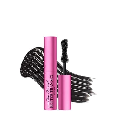 Too Faced Naturally Better Than Sex Mascara | Volumizing, Nourishing, Curling + Safe for Sensitive Eyes, 0.16 Fl Oz