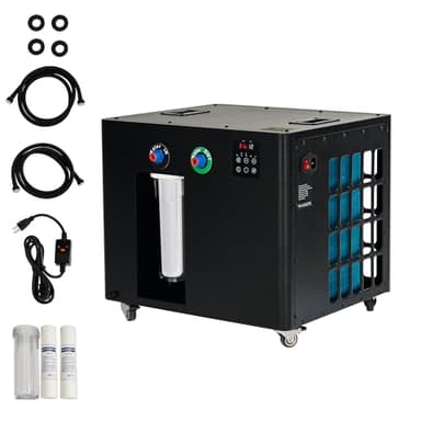 Albott 1HP Cold Plunge Chiller for Tub, 230 Gal Ice Bath Chiller with Hot & Cold Modes, Built-in Filters, WiFi Control & Ozone System, Ideal for Home and Outdoor Cold Plunge Tubs