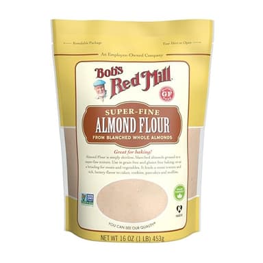Bob's Red Mill Blanched Almond Flour, Finely Sifted - 16 Ounce (Pack of 1) - Non-GMO, Gluten Free, Paleo, Vegan, Keto Friendly
