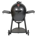 Char-Griller® AKORN® Kamado Charcoal Grill and Smoker with Cast Iron Grates, Warming Rack and Locking Lid with 445 Cooking Square Inches in Graphite, Model E16620