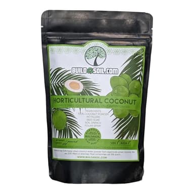 BuildASoil Coconut Water Powder for Garden - Raw Freeze Dried Organic (1 lb)
