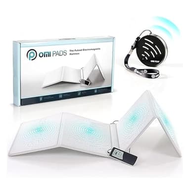 OMI Magnetic Field Therapy Mat - Full Body Mat for General Wellness, Stress, Relaxation & Boosted Energy Levels, Magnetic Field Therapy with Controller & Portable Medallion Device