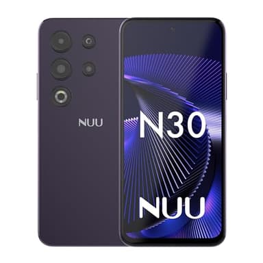 NUU N30 Cell Phone Unlocked for T-Mobile, Mint, Metro, Qlink, Tello 6GB/128GB, Teen Phone, Dual SIM 4G, Octa-Core 6.7" 90Hz HD+, Any Parental APP, Unlocked Android Phones, Purple, 1 Year US Warranty