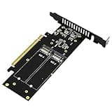 JEYI iHyper M.2 PCIE4.0 X16 to 4X NVME Adapter Card PCIE4.0 GEN4 X16 to 4X NVME RAID Card PCI-E VROC Card