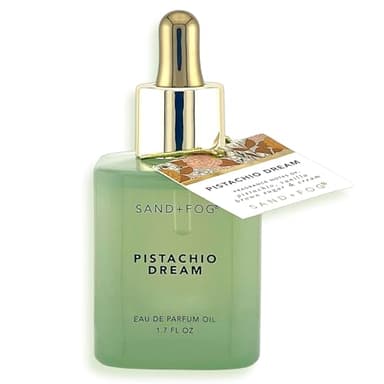 Sand + Fog Pistachio Dream Eau de Parfum Oil, 1.7oz 50 ml, Dropper Bottle