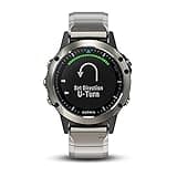 Garmin quatix 5 Sapphire, Multisport Marine Smartwatch, Comprehensive Boat Connectivity, Stainless Steel with Metal Band