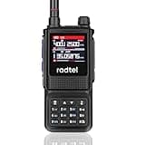 Radtel RT-470L Triband Ham Radio 144/222/430Mhz All Bands Handheld Two Way Radio 256CH Air Band Long Range Walkie Talkie NOAA/USB-C/Police Scanner/Aviation Receive/Copy Frequency