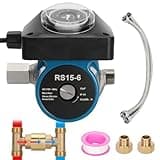 Instant Hot Water Recirculating Pump Kit with 100% Pure Brass Sensor Valve,20-Inch PEX Supply Lines,Hot Water Recirculation System with Timer Tank Water Heaters Replacement 595916,095580