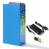 48V Battery 20Ah 48Volt 20Ah Ebike Battery 48V Lithium Battery 20Ah Electric Bike Battery with 2A Charger, T-Plug to XT60 Connector and 40A BMS for 250-1000W Electric Bicycles Motor and Scooter