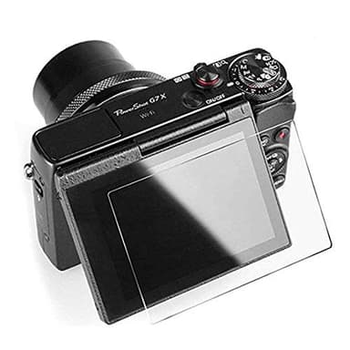 conulog [2-Pack Screen Protector Tempered Glass for Canon G7X Mark III - Ultra Thin Screen Protective Film For Camera Canon G7 X Mark iii G9X Mark II GX7 GX9 (transparent) 1