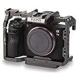 Tilta Full Camera Cage Compatible with Sony a7, a7 II, a7 III, a7S, a7S II, a7R, a7R II, a7R III, a7R IV, a9 Cameras (Tilta Gray) | TA-T17-FCC-G