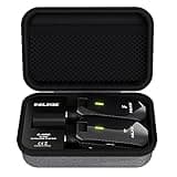 NUX C-5RC 5.8GHz Wireless Guitar System for Active or Passive Pickup Guitar, Charging Case included, UHF Guitar Wireless Transmitter Receiver Low Interference, Auto Match