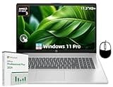 HP 17 Laptop, 17.3" HD+ Touchscreen, AMD Ryzen 5 7530U, AMD Radeon Graphics, 32 GB RAM, 1 TB SSD, HD Webcam, Wi-Fi 6, Long Battery Life, Windows 11 Pro & Office 2024 Lifetime License, w/Accessories