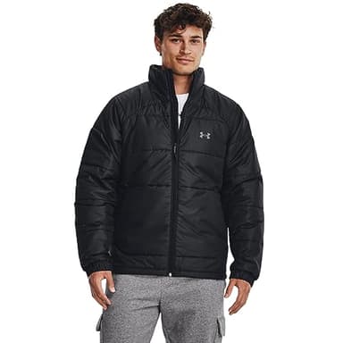 Under Armour Mens Storm Insulated Jacket, (001) Black / / Pitch Gray, X-Large