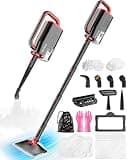 Steam Mop Cleaner Safe High-temp for Deep Cleaning, Lightest Detachable Floor Steamer with 2 Steam Mode 3 Adjustable Level Heavy Duty Powerful Handheld Steam Cleaner for Hardwood & Laminate Tile Grout