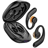Jzones Open Ear Earbuds Wireless Headphones, Bluetooth 5.3 Hi-Fi Earbuds, Clear Call Touch Control Headphones, IPX5 Waterproof Earbuds with Ear Hooks, Charging Case and 16.2mm Driver, 60H Playtime