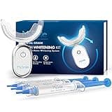 MySmile Teeth Whitening Kit for Sensitive Teeth with LED Light, 10 Min Non-Sensitive Fast Tooth Whitener, 3 Carbamide Peroxide Whitening Gel, Powerful Formula, Enamel Safe
