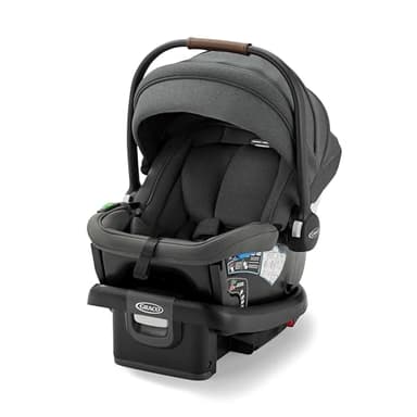 Graco Gomax Infant Car Seat, Ace, Lightweight, Reclining Rear Facing Car Seat Installs with or Without a Base