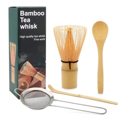Maredash Matcha Whisk Set,Matcha Whisk,Matcha Set,Bamboo Whisk,Matcha Kit,Chasen Matcha Stirrer,Made from 100% Natural Bamboo,Durable and perfect for making matcha tea