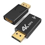 J&D DisplayPort to HDMI Adapters, 2-Pack Unidirectional DisplayPort DP Male to HDMI Female Adapter, Support 4K/60 Hz