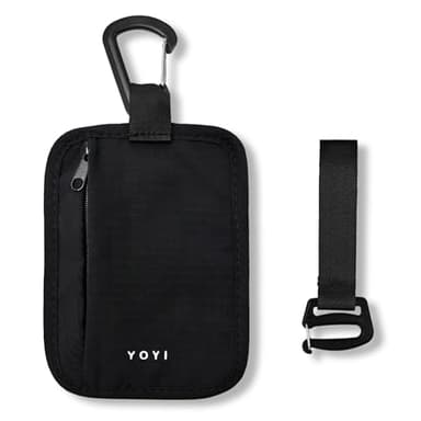 YOYI YOYI Hidden Travel Wallet with RFID Blocking – Clip Stash Pouch, Water-Repellent Breathable Quick-Dry Travel Wallet with Dual Carry Options