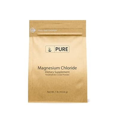 Pure Original Ingredients Magnesium Chloride (1 lb), Eco-Friendly Packaging, Crystal Powder, Magnesium Supplement