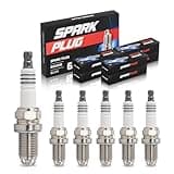 ENA Set of 6 Platinum Spark Plug for 3199 BKR6EQUP Compatible with BMW Audi Bentley Cadillac Land Rover Cooper 320i 323Ci A4 A4 Quattro Arnage CTS Range Rover Replace for 12120037607 12129071003