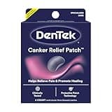DenTek Canker Relief Sore Patch Relieves Canker Pain, 6 Count (Pack of 1)