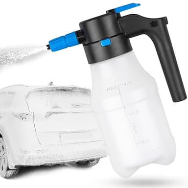 Luney 1.5L Electric Car Foam Sprayer, Foam Sprayer for Car Wash with USB Rechargeable, Handheld Automatic Pressurized for Automobile Washing, Garden, Home