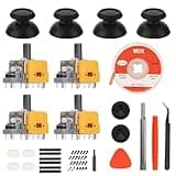 Benseager 4 Pack Hall Effect Joystick for PS5 Controller, Replacement Analog Stick Thumbstick for PlayStation 5 (4)