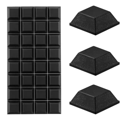 VBHHY 32Pcs Adhesive Rubber Feet for Electronics, Rubber Bumpers self Adhesive