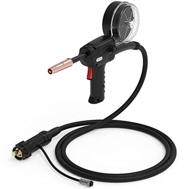 YESWELDER Spool Gun, 150A 10 FT Cable, Euro Connection Fits YESWELDER MIG-205DS (PRO)/MIG-185DS PRO Welder, Fits Tweco Welding Torch Head