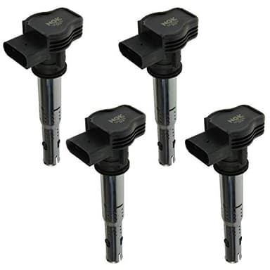 NGK U5015-4 (49173) Coil-On-Plug Ignition Coil, Pack of 4