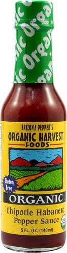 Organic Harvest Foods Arizona Peppers Organic Sauce Chipotle Habanero Pepper -- 5 fl oz - 2 pc