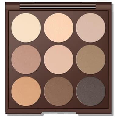 MYSTER ROSEY Neutral Eyeshadow Palette, Nude Eyeshadow Palette, Matte Eye Shadow Makeup Palette with Mirror, Long-Lasting Wear, Vegan, Cruelty-Free - 0.5oz