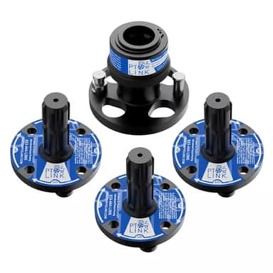 PTO Link® HD Quick-Connect System - Quad Bundle (1 Tractor/Female Coupler + 3 Implement/Male Coupler), Fits Tractors 35HP to 130HP. for Heavy Duty with Any 3-Point or Pull-Behind (Drawbar) Implements