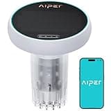 AIPER HydroComm Smart Pool Monitor, 24/7 Digital Water Testing for Pools, Hot Tubs & Spas, 5-in-1 Accurate Testing, App Control, Customized Optimization Tips, White